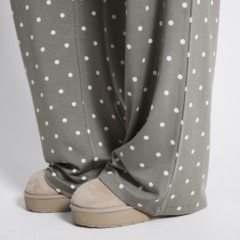 Foldable wide pants "Eleni Printed"